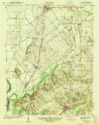 Oaktown Indiana Historical topographic map, 1:24000 scale, 7.5 X 7.5 Minute, Year 1943