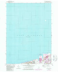Ogden Dunes Indiana Historical topographic map, 1:24000 scale, 7.5 X 7.5 Minute, Year 1968