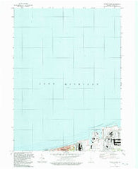Ogden Dunes Indiana Historical topographic map, 1:24000 scale, 7.5 X 7.5 Minute, Year 1991
