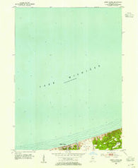 Ogden Dunes Indiana Historical topographic map, 1:24000 scale, 7.5 X 7.5 Minute, Year 1953