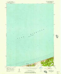 Ogden Dunes Indiana Historical topographic map, 1:24000 scale, 7.5 X 7.5 Minute, Year 1953