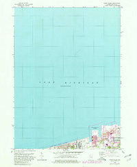 Ogden Dunes Indiana Historical topographic map, 1:24000 scale, 7.5 X 7.5 Minute, Year 1968