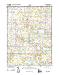 Oliver Lake Indiana Historical topographic map, 1:24000 scale, 7.5 X 7.5 Minute, Year 2013