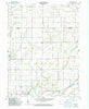 Omega Indiana Historical topographic map, 1:24000 scale, 7.5 X 7.5 Minute, Year 1961