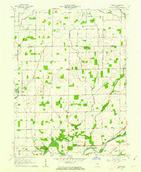 Omega Indiana Historical topographic map, 1:24000 scale, 7.5 X 7.5 Minute, Year 1961