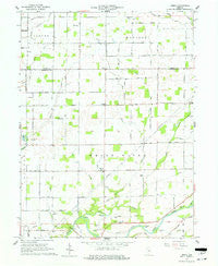 Omega Indiana Historical topographic map, 1:24000 scale, 7.5 X 7.5 Minute, Year 1961
