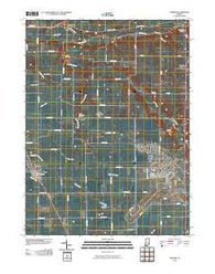 Onward Indiana Historical topographic map, 1:24000 scale, 7.5 X 7.5 Minute, Year 2010