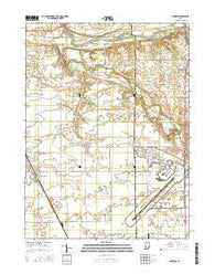 Onward Indiana Current topographic map, 1:24000 scale, 7.5 X 7.5 Minute, Year 2016