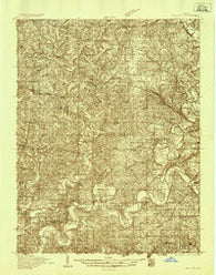 Oolitic Indiana Historical topographic map, 1:48000 scale, 15 X 15 Minute, Year 1935