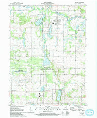 Orland Indiana Historical topographic map, 1:24000 scale, 7.5 X 7.5 Minute, Year 1992