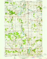 Orland Indiana Historical topographic map, 1:24000 scale, 7.5 X 7.5 Minute, Year 1940