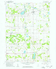Orland Indiana Historical topographic map, 1:24000 scale, 7.5 X 7.5 Minute, Year 1960