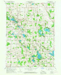 Ormas Indiana Historical topographic map, 1:24000 scale, 7.5 X 7.5 Minute, Year 1965