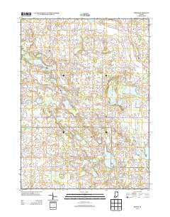 Ormas Indiana Historical topographic map, 1:24000 scale, 7.5 X 7.5 Minute, Year 2013