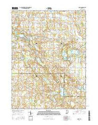 Ormas Indiana Current topographic map, 1:24000 scale, 7.5 X 7.5 Minute, Year 2016