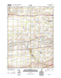 Osceola Indiana Historical topographic map, 1:24000 scale, 7.5 X 7.5 Minute, Year 2013