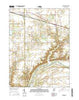 Otterbein Indiana Current topographic map, 1:24000 scale, 7.5 X 7.5 Minute, Year 2016