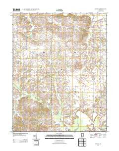Otwell Indiana Historical topographic map, 1:24000 scale, 7.5 X 7.5 Minute, Year 2013