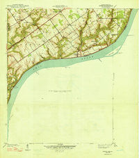 Owen Indiana Historical topographic map, 1:24000 scale, 7.5 X 7.5 Minute, Year 1948