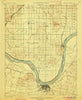 Owensboro Kentucky Historical topographic map, 1:62500 scale, 15 X 15 Minute, Year 1901