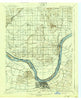 Owensboro Kentucky Historical topographic map, 1:62500 scale, 15 X 15 Minute, Year 1901