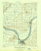 Owensboro Kentucky Historical topographic map, 1:62500 scale, 15 X 15 Minute, Year 1901