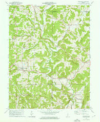Owensburg Indiana Historical topographic map, 1:24000 scale, 7.5 X 7.5 Minute, Year 1975