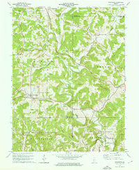 Owensburg Indiana Historical topographic map, 1:24000 scale, 7.5 X 7.5 Minute, Year 1975