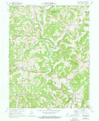 Owensburg Indiana Historical topographic map, 1:24000 scale, 7.5 X 7.5 Minute, Year 1975