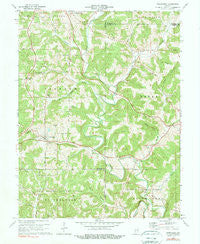 Owensburg Indiana Historical topographic map, 1:24000 scale, 7.5 X 7.5 Minute, Year 1975