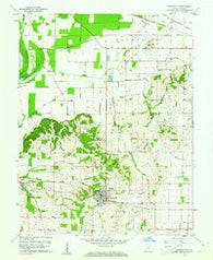 Owensville Indiana Historical topographic map, 1:24000 scale, 7.5 X 7.5 Minute, Year 1959