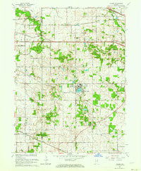 Palmer Indiana Historical topographic map, 1:24000 scale, 7.5 X 7.5 Minute, Year 1962