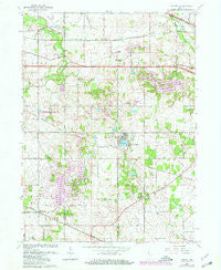Palmer Indiana Historical topographic map, 1:24000 scale, 7.5 X 7.5 Minute, Year 1962