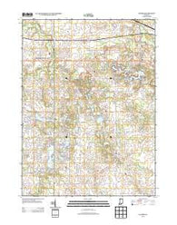 Palmer Indiana Historical topographic map, 1:24000 scale, 7.5 X 7.5 Minute, Year 2013