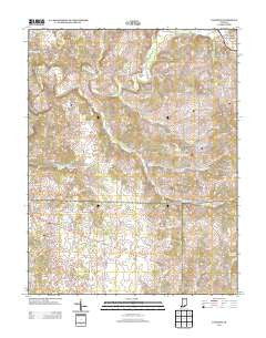 Palmyra Indiana Historical topographic map, 1:24000 scale, 7.5 X 7.5 Minute, Year 2013