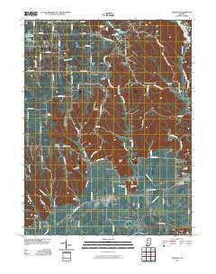 Paragon Indiana Historical topographic map, 1:24000 scale, 7.5 X 7.5 Minute, Year 2010