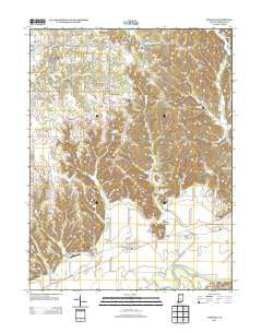 Paragon Indiana Historical topographic map, 1:24000 scale, 7.5 X 7.5 Minute, Year 2013