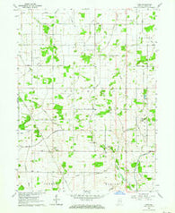 Parr Indiana Historical topographic map, 1:24000 scale, 7.5 X 7.5 Minute, Year 1962