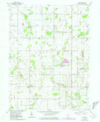 Parr Indiana Historical topographic map, 1:24000 scale, 7.5 X 7.5 Minute, Year 1962