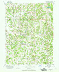 Patricksburg Indiana Historical topographic map, 1:24000 scale, 7.5 X 7.5 Minute, Year 1956