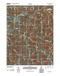 Patricksburg Indiana Historical topographic map, 1:24000 scale, 7.5 X 7.5 Minute, Year 2010