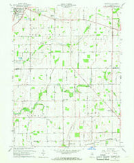 Pendleton Indiana Historical topographic map, 1:24000 scale, 7.5 X 7.5 Minute, Year 1966