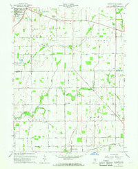 Pendleton Indiana Historical topographic map, 1:24000 scale, 7.5 X 7.5 Minute, Year 1966