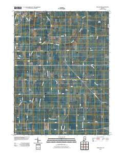 Pendleton Indiana Historical topographic map, 1:24000 scale, 7.5 X 7.5 Minute, Year 2010