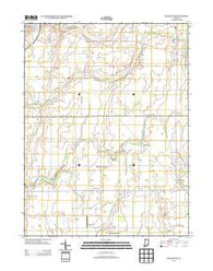 Pendleton Indiana Historical topographic map, 1:24000 scale, 7.5 X 7.5 Minute, Year 2013