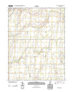 Pendleton Indiana Historical topographic map, 1:24000 scale, 7.5 X 7.5 Minute, Year 2013