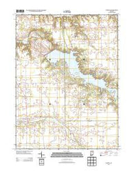 Peoria Indiana Historical topographic map, 1:24000 scale, 7.5 X 7.5 Minute, Year 2013