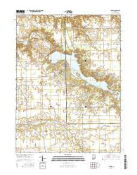 Peoria Indiana Current topographic map, 1:24000 scale, 7.5 X 7.5 Minute, Year 2016