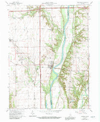 Perrysville Indiana Historical topographic map, 1:24000 scale, 7.5 X 7.5 Minute, Year 1964