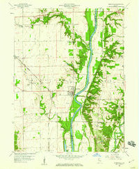 Perrysville Indiana Historical topographic map, 1:24000 scale, 7.5 X 7.5 Minute, Year 1958